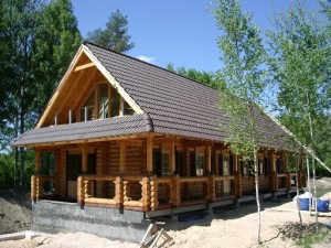 Maison bois massif